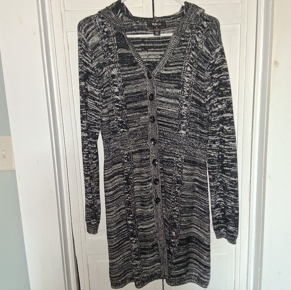 Style & Co. Sweaters - Style & Co. Black and White Knit Top